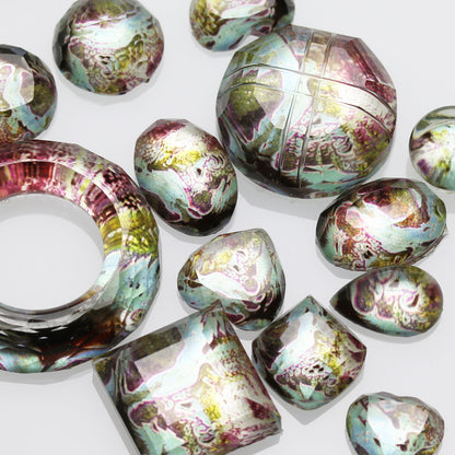 着せ替え 木製 玉かんざし青 和風 TAMARUSAN