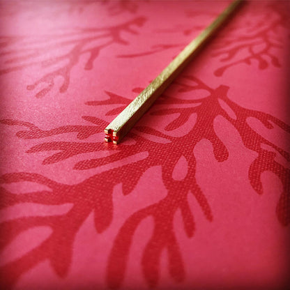 男のかんざし 真鍮 赤 TAMARUSAN