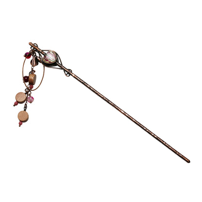 かんざし ピンク ハート 一本挿し TAMARUSAN