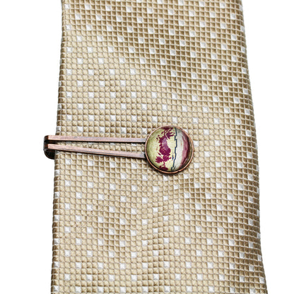 ネクタイピン ピンク バラの木 ネクタイピン