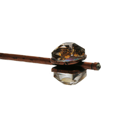 玉かんざし 茶色 羊歯 大人 TAMARUSAN