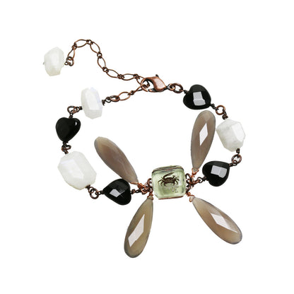 ブレスレット 渦 アメジスト 紫 TAMARUSAN