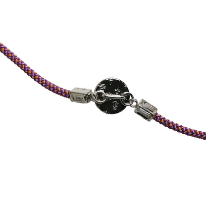 グラスコード トンボ ピンク シルバー925 絹 組紐 TAMARUSAN