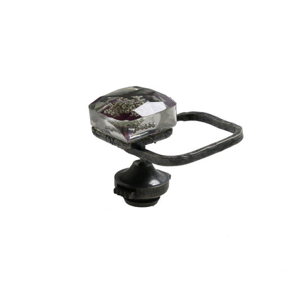 眼鏡ホルダーピンブローチ 飛行機 紫 TAMARUSAN