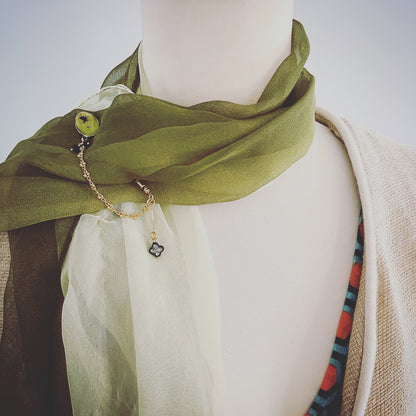 ハットピン 鷲 金 オニキス TAMARUSAN