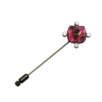 ハットピン ピンク カエル 樹脂 TAMARUSAN