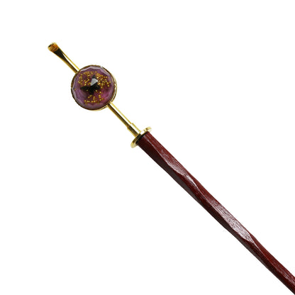 着せ替えかんざし 恐竜＆蝶 ピンク＆パープル 金 TAMARUSAN