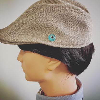 カエル 水色 ピンブローチ ラペルピン TAMARUSAN