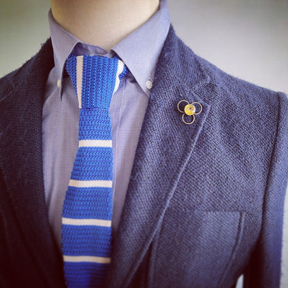 ピンブローチ 飛行機 黄色 TAMARUSAN