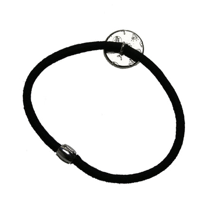 シルバー925 ヘアゴム 恐竜 黄緑 TAMARUSAN