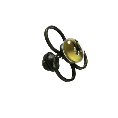 ピンブローチ 飛行機 黄色 TAMARUSAN