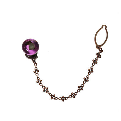 タイタックピン 馬 パープル TAMARUSAN