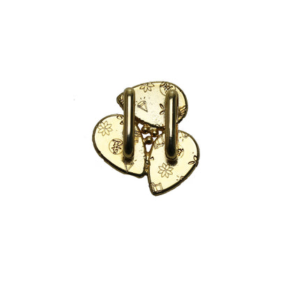 帯留め サーモンピンク 絵 金 TAMARUSAN