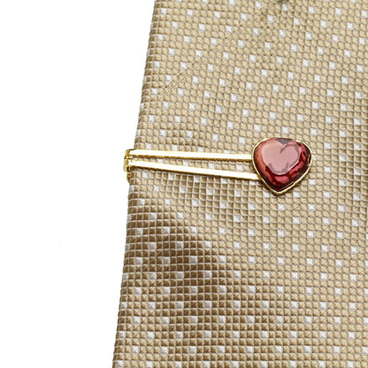 ネクタイピン ハート 24k ピンク 男女兼用 TAMARUSAN
