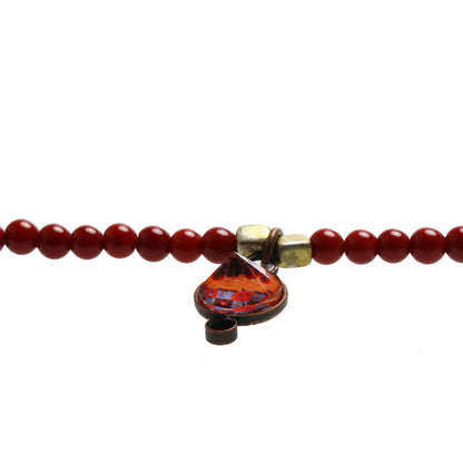 ブレスレット 赤 珊瑚 オレンジ TAMARUSAN