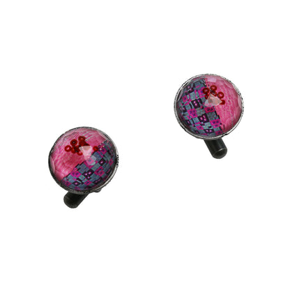 カフスボタン ピンク カーペット 男女兼用 TAMARUSAN