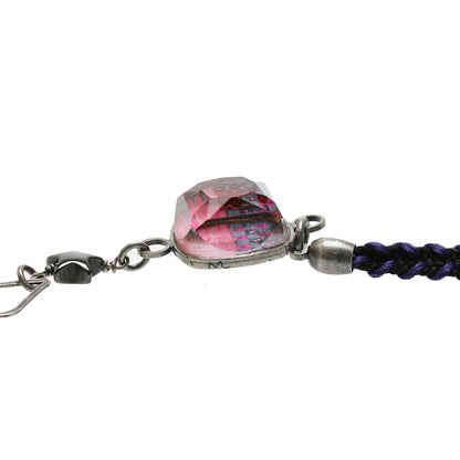 眼鏡チェーン ピンク 星 リボン ヘマタイト TAMARUSAN