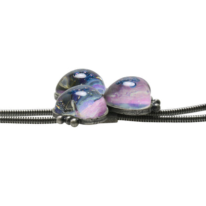 羽織紐 紫 アメジスト スミレ レース 羽織紐