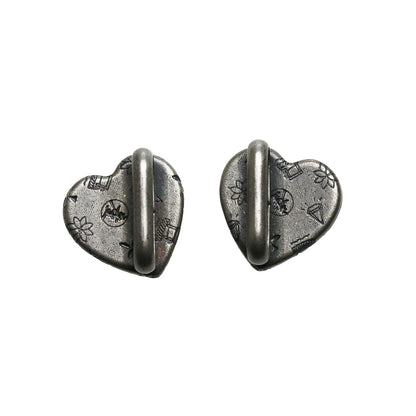 帯留め ハート 紫 梅 TAMARUSAN