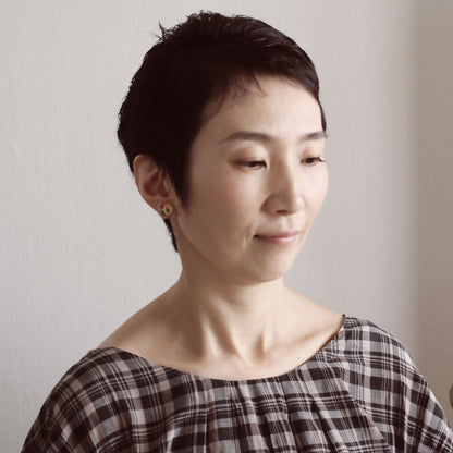 イヤリング ピンク イラスト 軽量 樹脂 TAMARUSAN