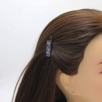 パッチン留め 黒 樹脂 男女兼用 TAMARUSAN