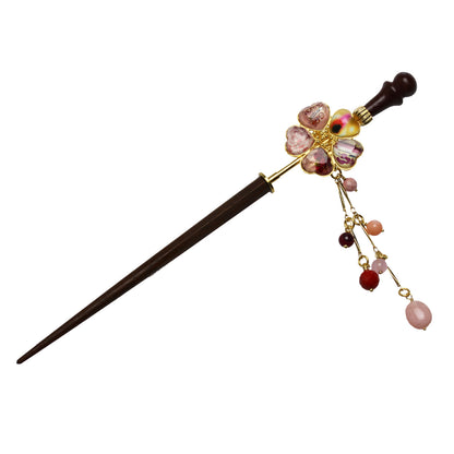 着せ替えかんざし 花 ピンクコモンオパール ピンク TAMARUSAN