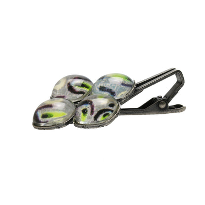 ストールクリップ グレー 紫陽花 TAMARUSAN