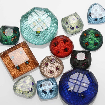 かんざし 水色 ボタン風 一本挿し TAMARUSAN