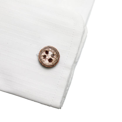 カフスボタン ピンク ボタン風 TAMARUSAN