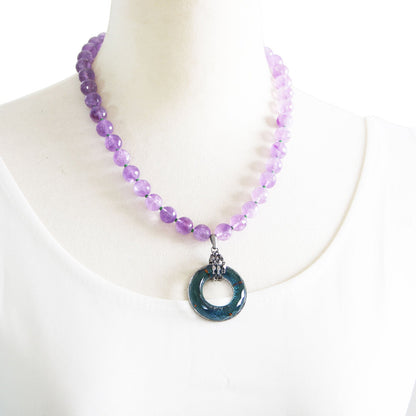 眼鏡ホルダー ネックレス トンボ 青 TAMARUSAN