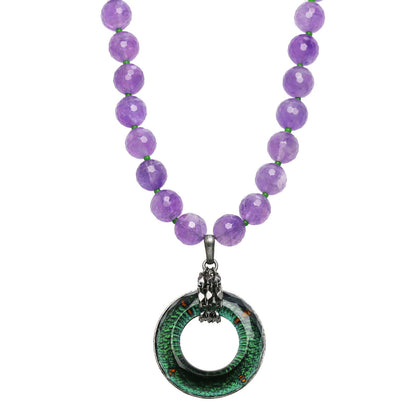 眼鏡ホルダー ネックレス トンボ 青 TAMARUSAN