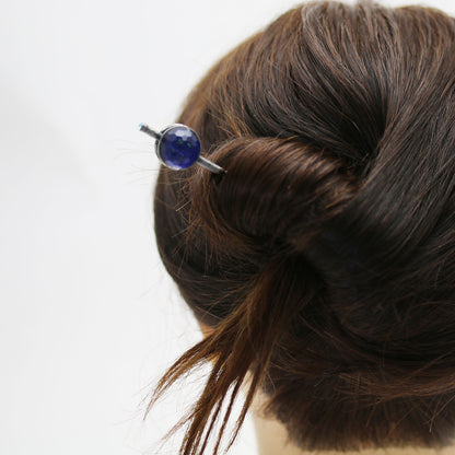 玉かんざし 青 和装 ヘアアクセサリー TAMARUSAN