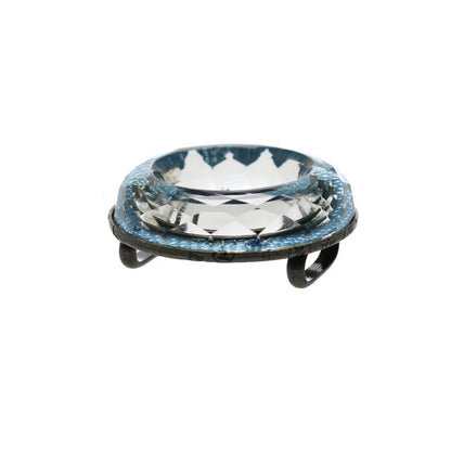 帯留め 水色 ドーナツ型 TAMARUSAN