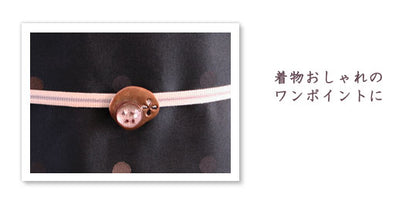 帯留め ピンク 帯飾り 着物小物 帯留め