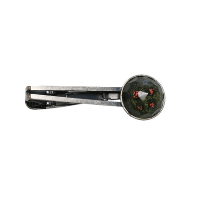 ネクタイピン 黒 シンプル ボタン 贈り物 TAMARUSAN