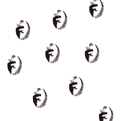 組紐ループタイ 龍 正絹 青 黄緑 TAMARUSAN