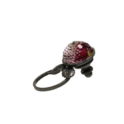 眼鏡ホルダーピンブローチ 恐竜 紫 TAMARUSAN