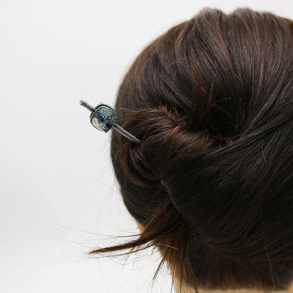 玉かんざし 恐竜 紺 一本挿し TAMARUSAN