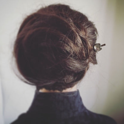 一本挿し 玉かんざし 恐竜 緑 TAMARUSAN