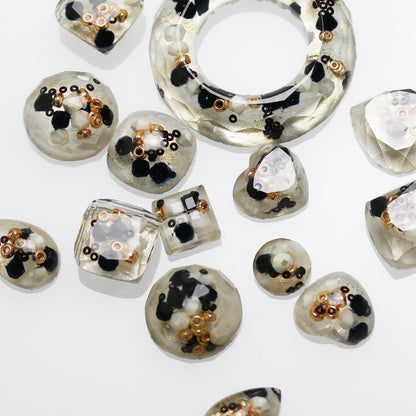 二股かんざし 24金 樹脂 ラインストーン 二股かんざし