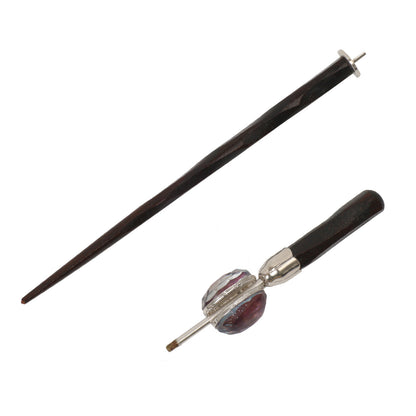 着せ替えかんざし 木製 パープル 着せ替えかんざし ヘッド部分のみ