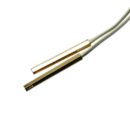 革紐ループタイ 氷雨 白革 グリーン TAMARUSAN