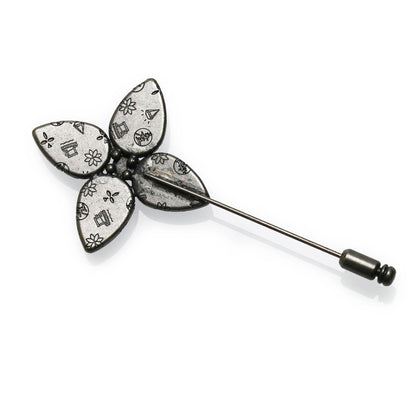 ハットピン 紫 花 ハンミョウ TAMARUSAN