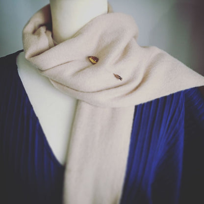 ハットピン イエロー 木目 金 ラメ メンズ レディース TAMARUSAN