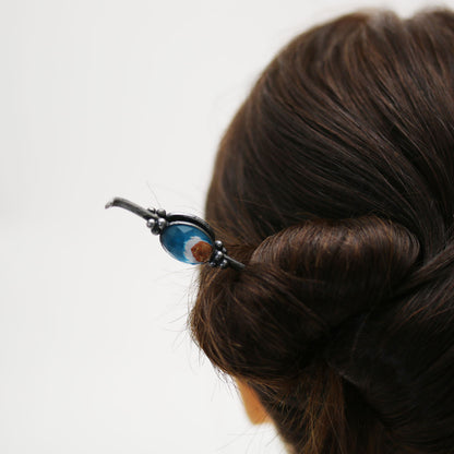 かんざし ピーコック 炎 和風 一本挿しかんざし