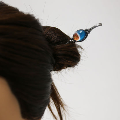 かんざし ピーコック 炎 和風 一本挿しかんざし