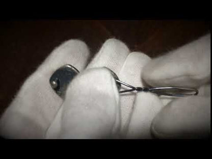 パッチン留め トランプ柄 青 男女兼用