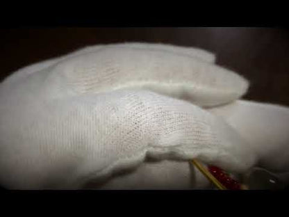 おしゃれ安全ピン ブローチ 珊瑚 赤 金