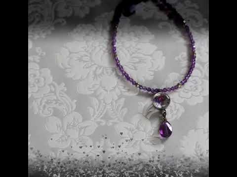 ハンドメイド アンクレット 白紫黒
天珠 睡蓮花天珠 アンクレット 紫 アメジスト 梅 足元の華やかなアクセントにどうぞ
