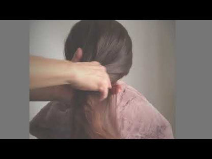 ヘアゴム 緑 梅 花 和風